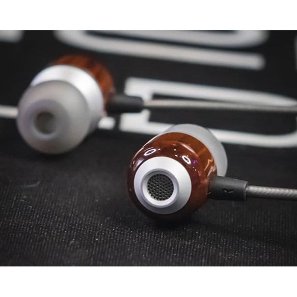 Earphone dbE WS100 WS-100 Wood With Mic - Gaming - Headset - Garansi