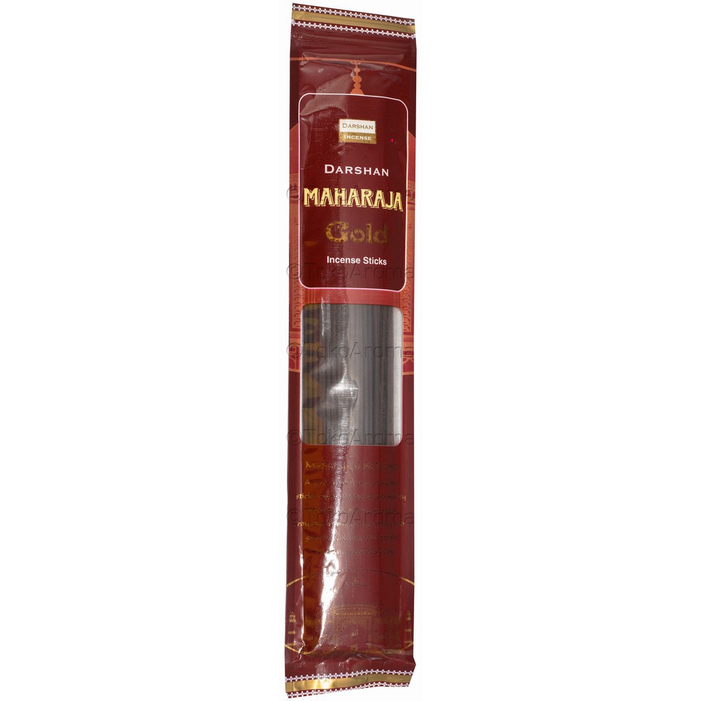 Dupa Hio India Aromaterapi Red Bathi Darshan Maharaja Gold 50' 1 Pack