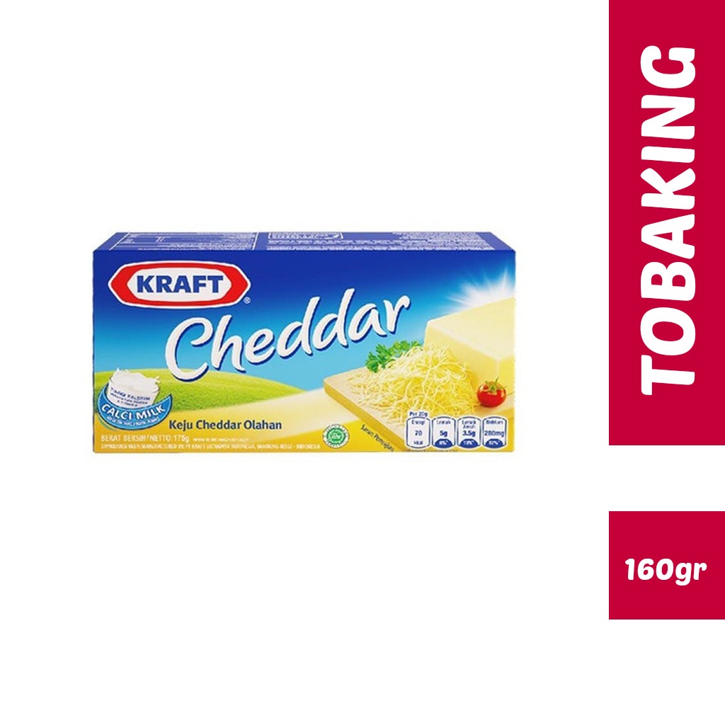 

Kraft Keju Cheese Cheddar 160 gr