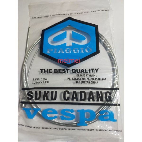 tali dalaman  kopling vespa/ universal panjang 1.9 meter