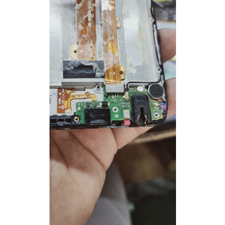 PAPAN PCB CES BOARD CHARGER INFINIX SMART 2 X5515F ORI COPOTAN ASLI CABUTAN NURMAL