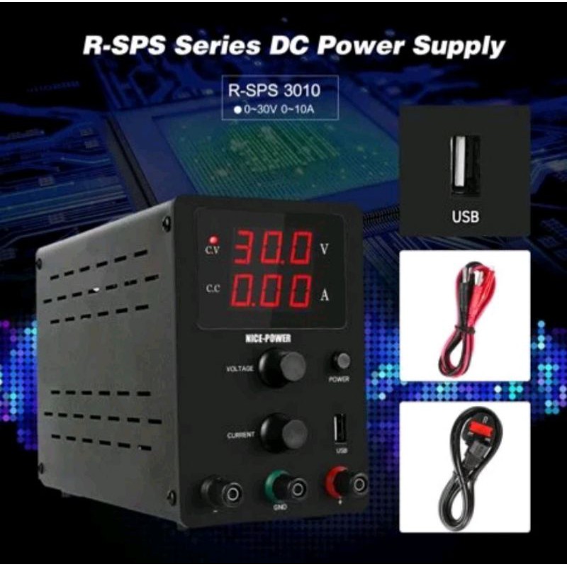 POWER SUPPLY NICE 30V 10A PENGHANCUR SHORT MBR