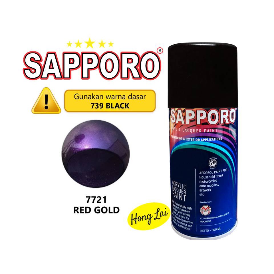 Sapporo Bunglon 7721 Red Gold / Pilok / Pylox / Pilox 300 ml