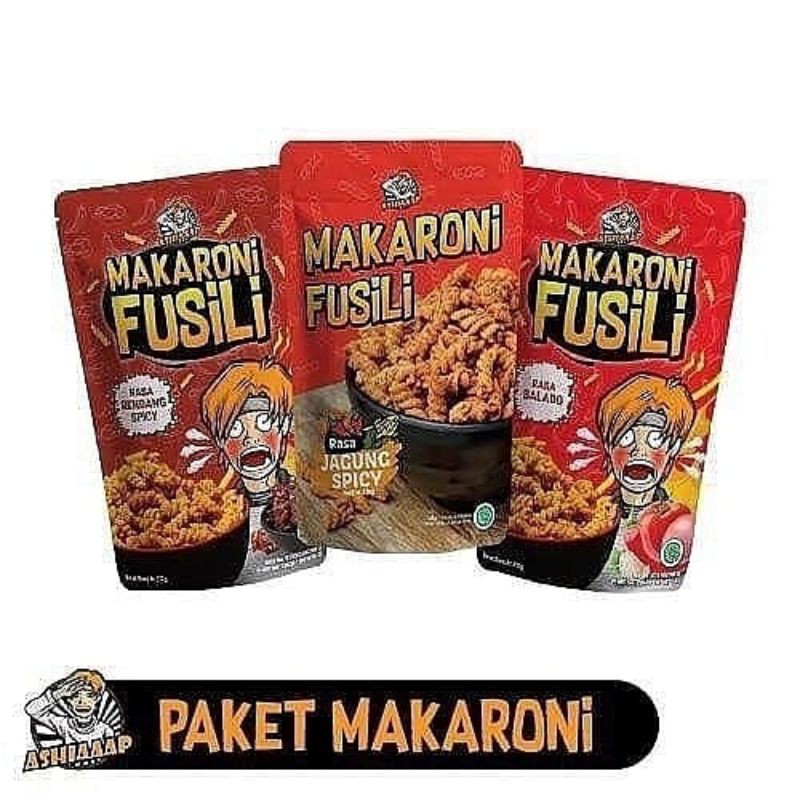 

ASHIAAAP 3 VARIAN MAKARONI FUSILI BY ATTA HALILINTAR