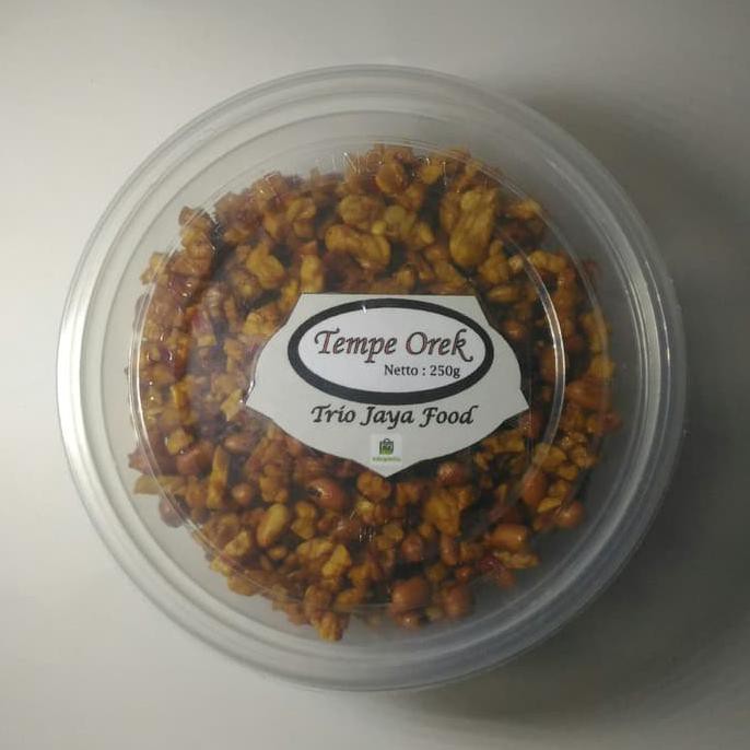 

Tempe Sambel Goreng Orek Kacang Tanah Pedas Manis 250 Gram Home Made Dafa.Olshop