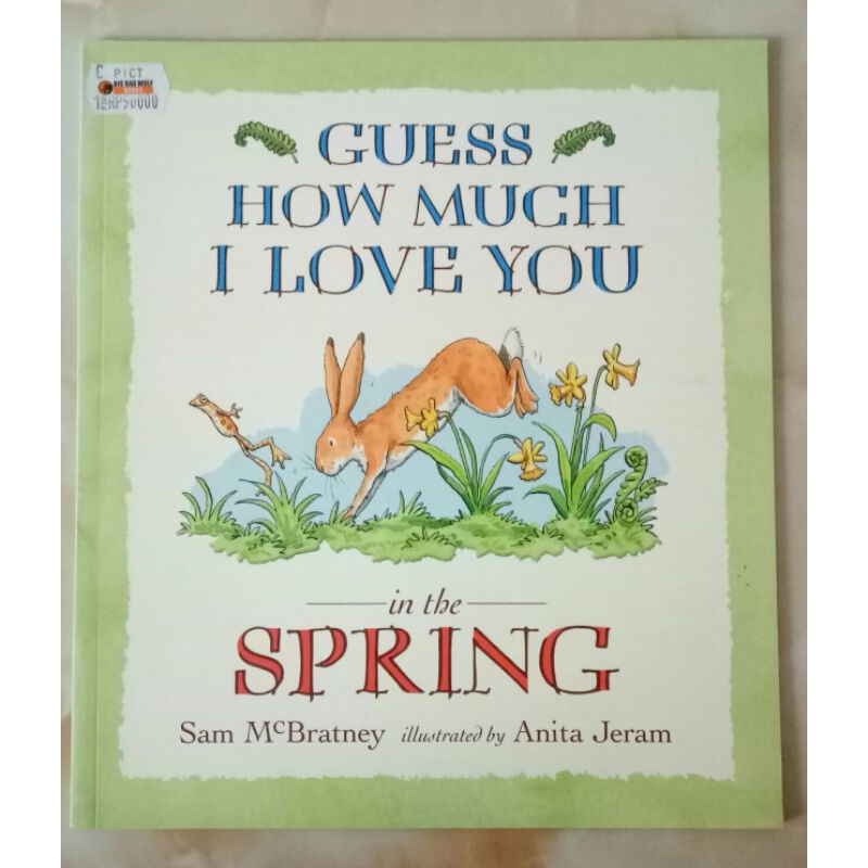 BBW Import Book " Guess how Much I Love You in the Spring "