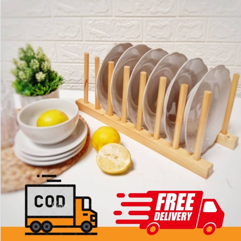 Rak Piring Kayu Minimalis