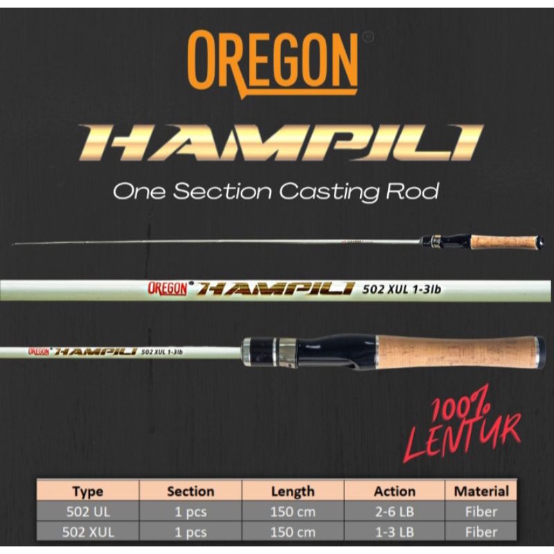 Oregon hampili spining /bait casting