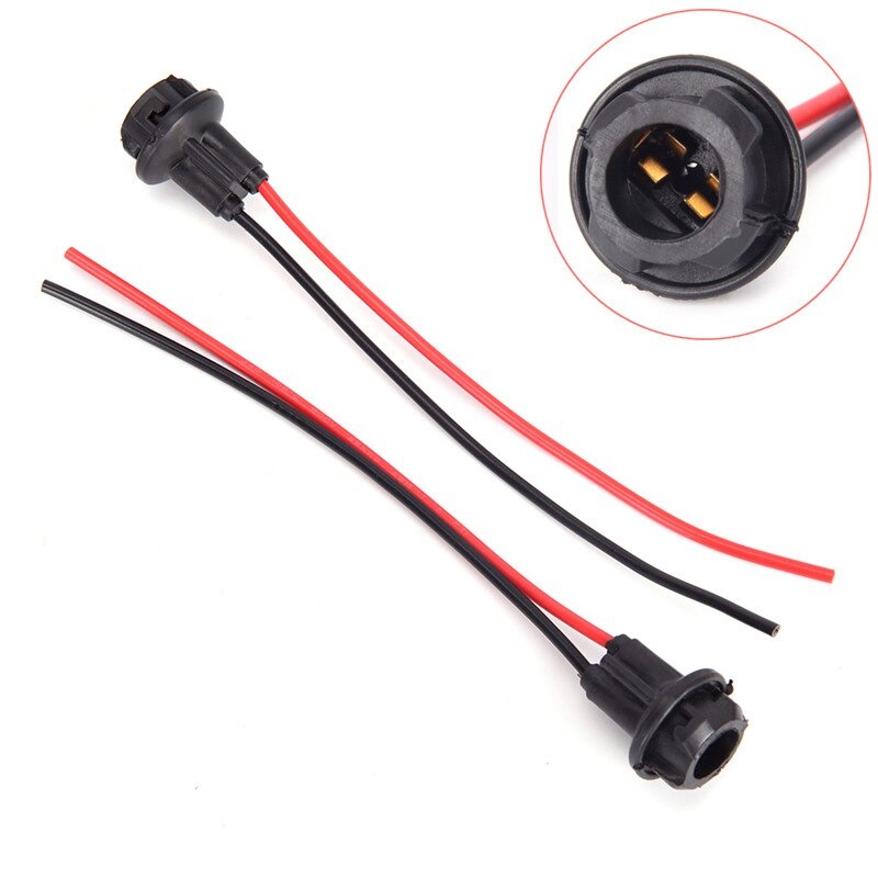 [READY STOK] Fitting T10 Socket Soket Dudukan Tancep Colok Lampu Led Bohlam T10 Sen Sein Senja Motor Mobil