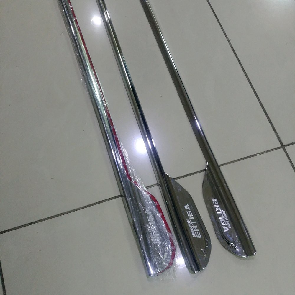 lis list kaca samping pelipit pintu suzuki all new ertiga r3 2018 2019 2020 2021 2022 tempel chrome crome plastik