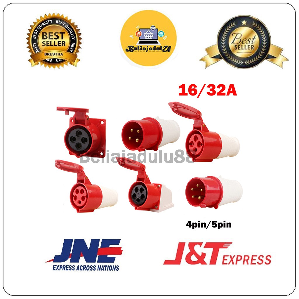 Beliajadulu88 industrial panel plug dan socket / stopkontak plug outdor