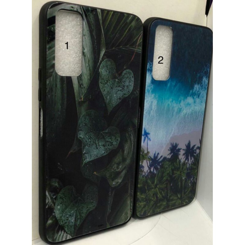 VIVO Y20 Y20S BACK CASE GLASS VIBES CASING SOFTCASE