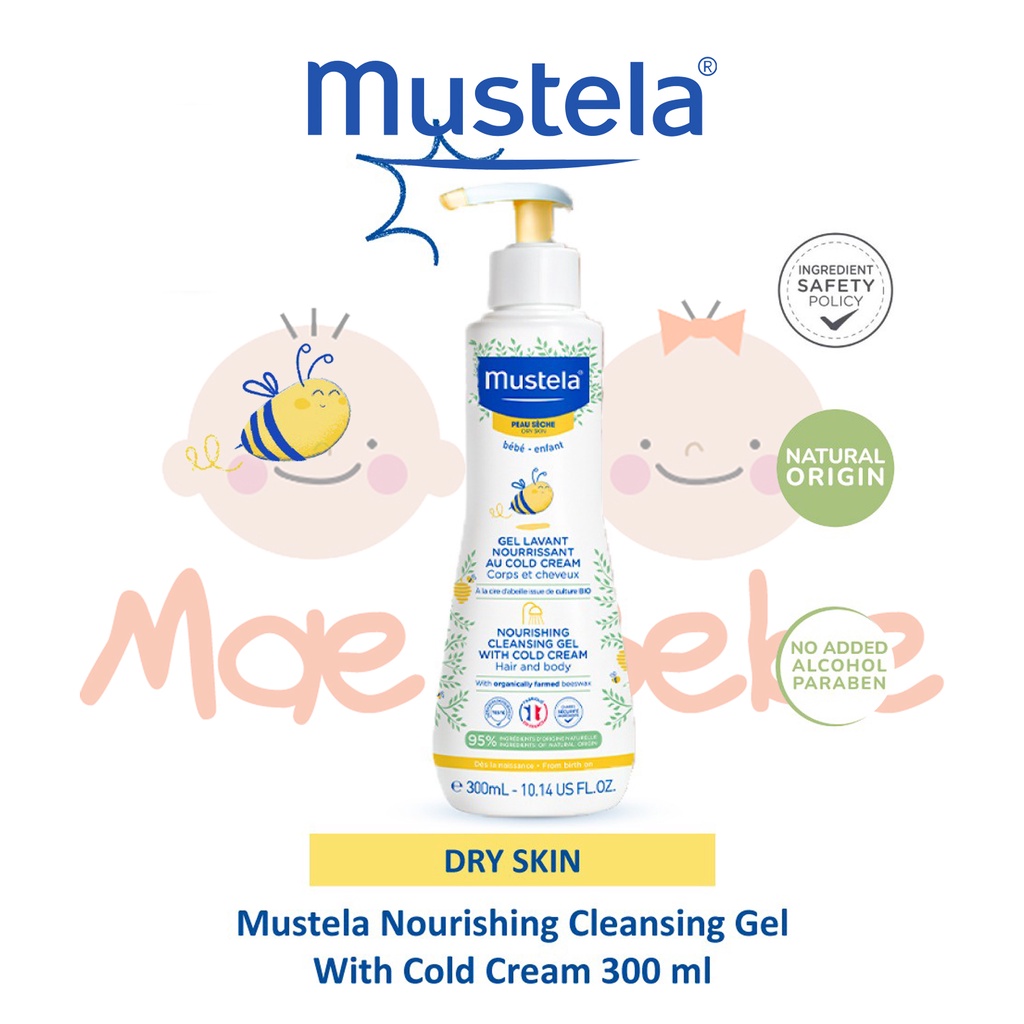 [PROMO] Mustela Nourishing Cleansing Gel With Cold Cream Sabun Mandi Bayi 300ml