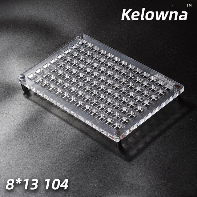 KELOWNA Mechanical Switch Tester 104 Slots - Acrylic / Akrilik