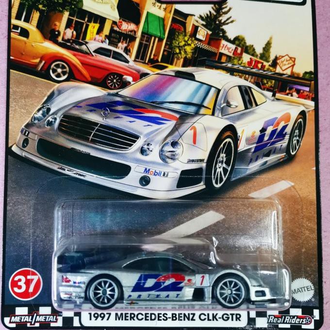 Hot Wheels Premium Boulevard 1997 Mercedes Benz CLK GTR ban karet