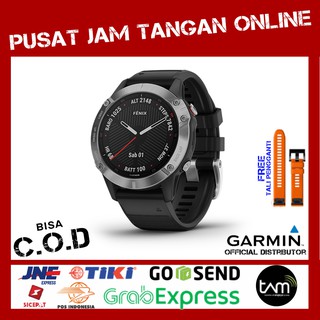 GARMIN FENIX 6 RING SILVER GARANSI RESMI TAM 24 BULAN