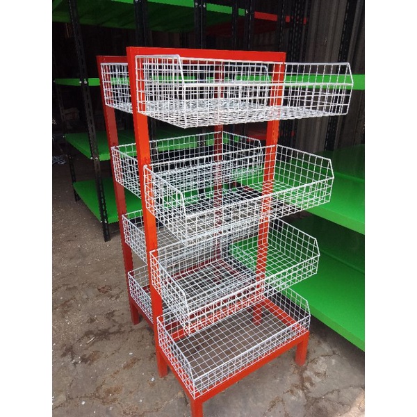 Rak chiki Snack warung ciki keranjang 4 susun murah