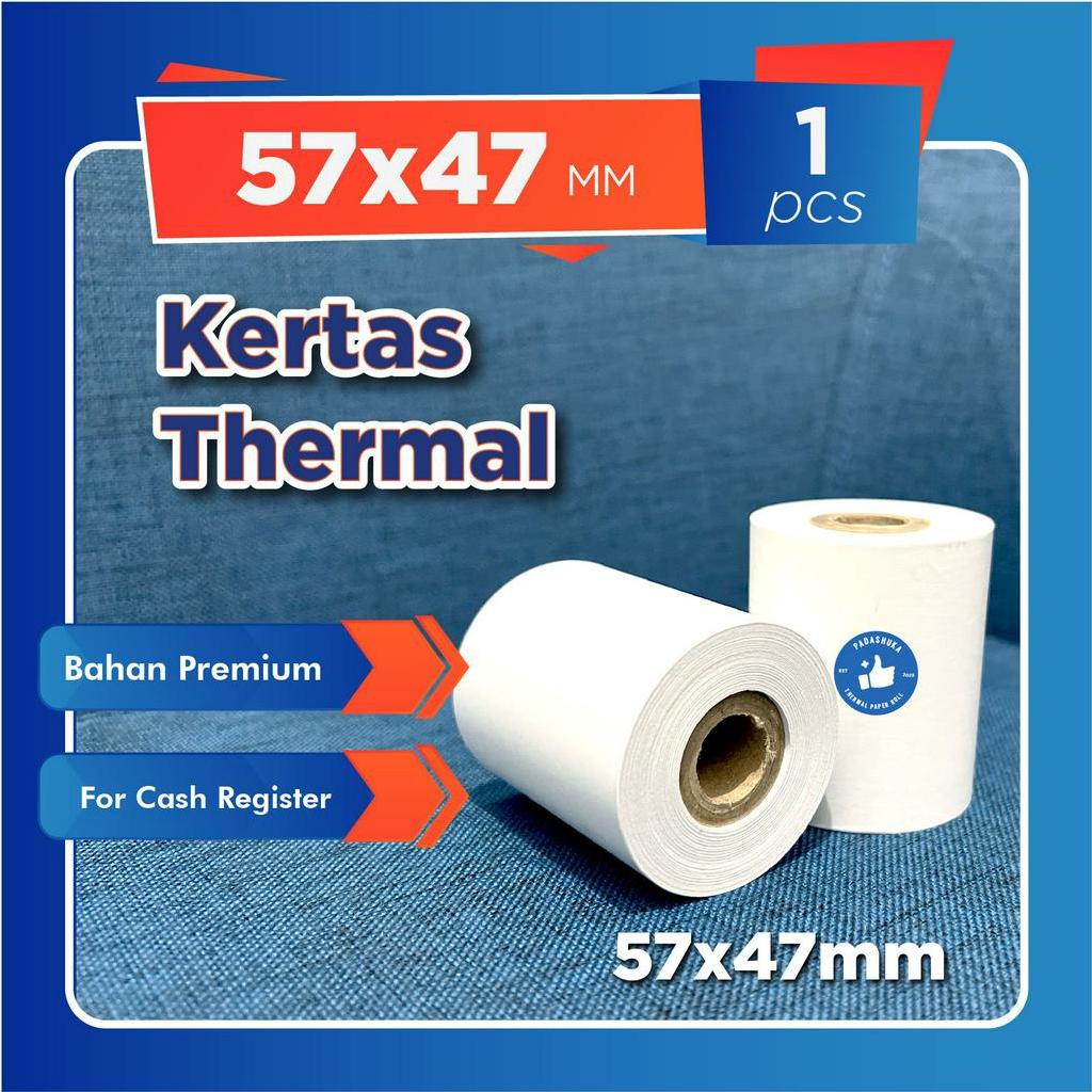 

Kertas Thermal 57x47/58x48 mm Struk Kasir Register Roll [#1 Quality]