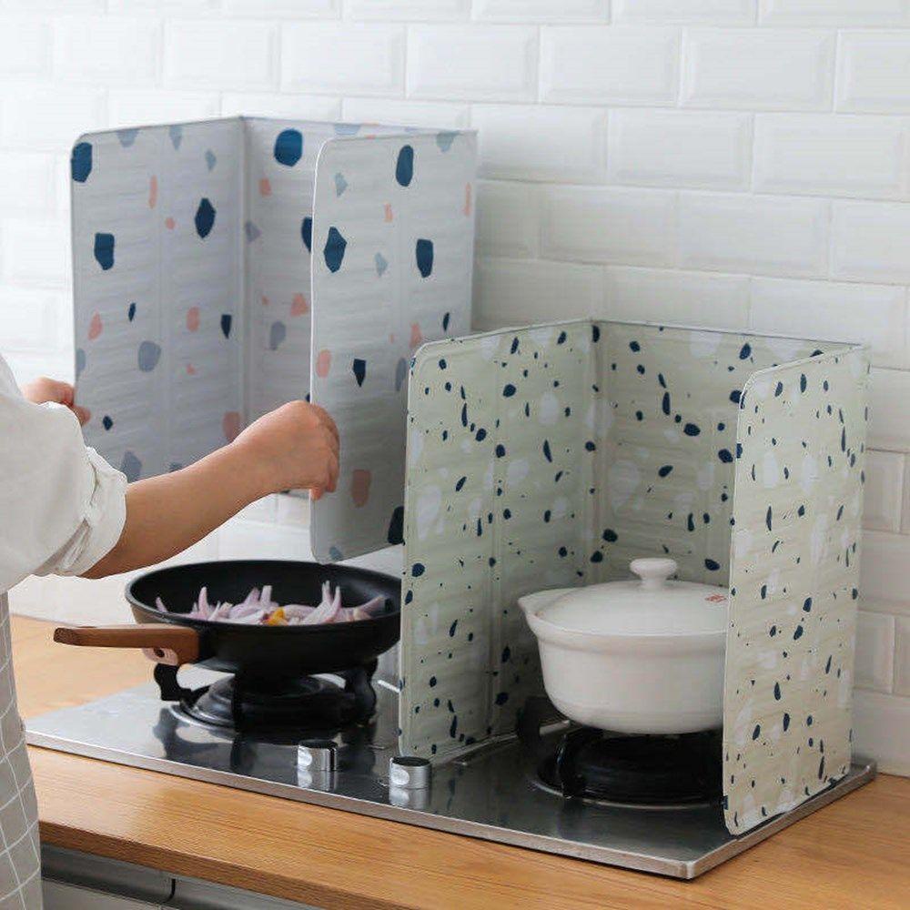 Populer Oil Splash Guard Alat Dapur Anti Splatter Shield Pelindung Insulasi Panas Oil Splash Proof Baffle