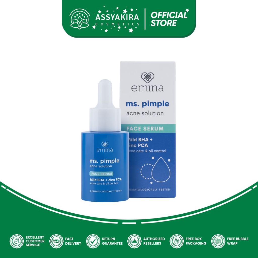 Emina Ms Pimple Acne Solution Face Serum 30 ml