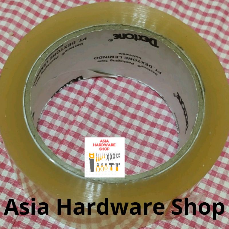 

DEXTONE Lakban Bening Coklat 2 Inch x 90yard Setara Daimaru 2" 45mm