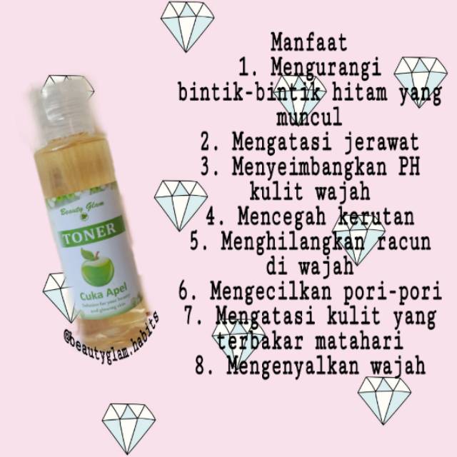 Paket Glowing Toner Cuka Apel Masker Herbal Beautyglam Indonesia