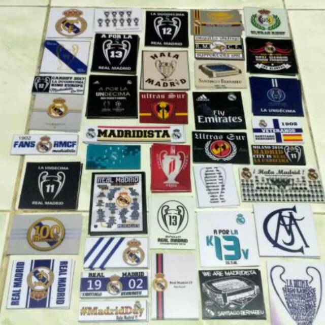 Real Madrid Stiker Edisi Terbaru 2024 Edisi UCL Champions & Laliga