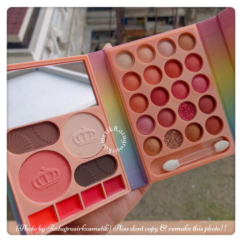 PROMO!!!EYESHADOW PALETTE BUBBLE TEA UNICORN/BRILLIANT NO.8624DT