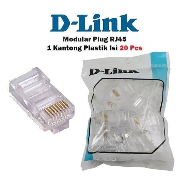 D-Link Konektor LAN RJ-45 Cat5e Modular Plug (20pcs)