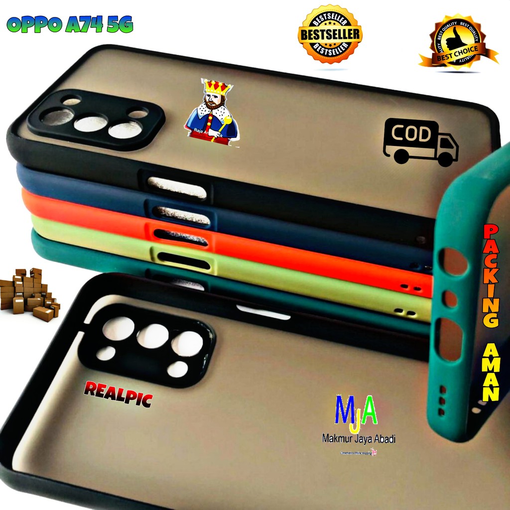 SOFTCASE OPPO A74 5G - CASE MATTE FULL COLOUR MY CHOICE BUMPER CASE PELINDUNG KAMERA