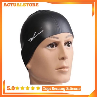 Topi Renang Bahan Silikon Swim Cap - SX01