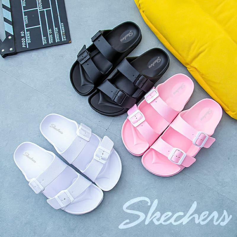 Sandal Wanita Strap Dua Sendal Wanita Skechers