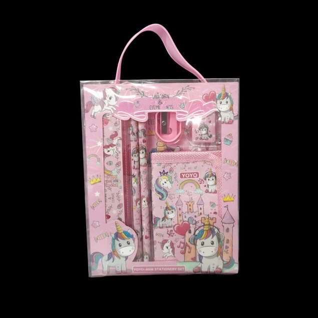 Paket alat tulis set atau souvenir anak / pensil set box