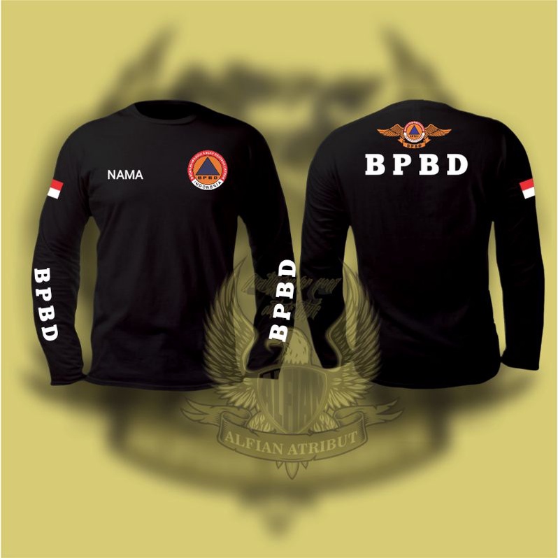 kaos bpbd, KAOS BPBD terbaru, kaos bpbd lengan panjang