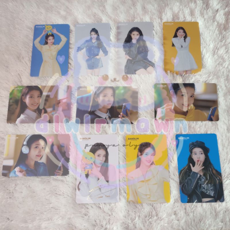 PHOTOCARD IU AR BANOLIM PIZZA
