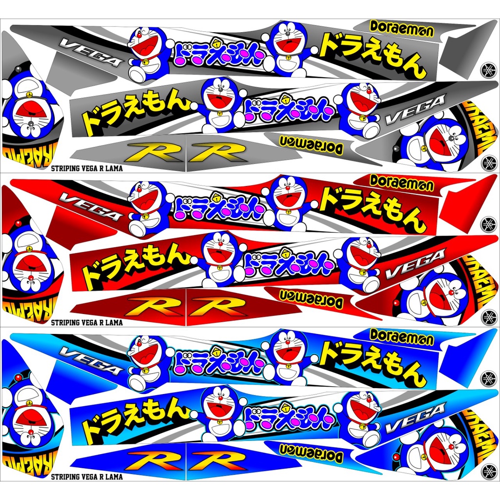 STRIPING VEGA R LAMA MOTIF DORAEMON