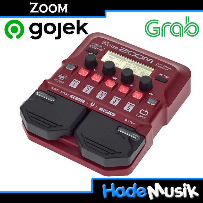 Multi Efek Bass Zoom B1 FOUR