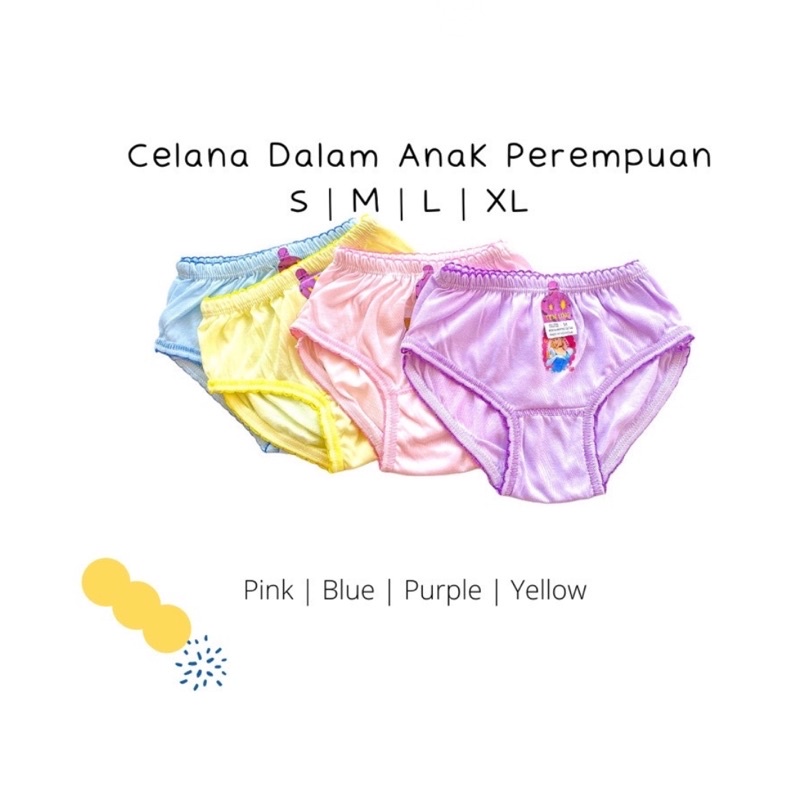 CD Celana Dalam Anak Perempuan Cewek Princes Kancut Celana Boxer Anak Perempuan Remaja ABG Katun Adem