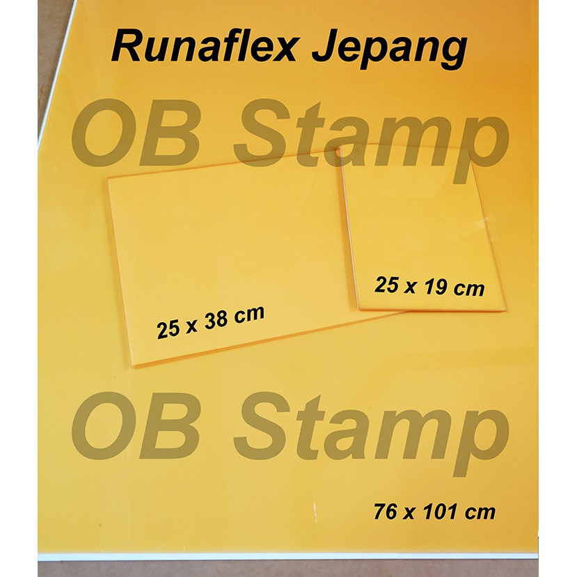 

SIS Karet Runaflex Runaflek Ukuran Kecil - Photopolymer Printing Plate