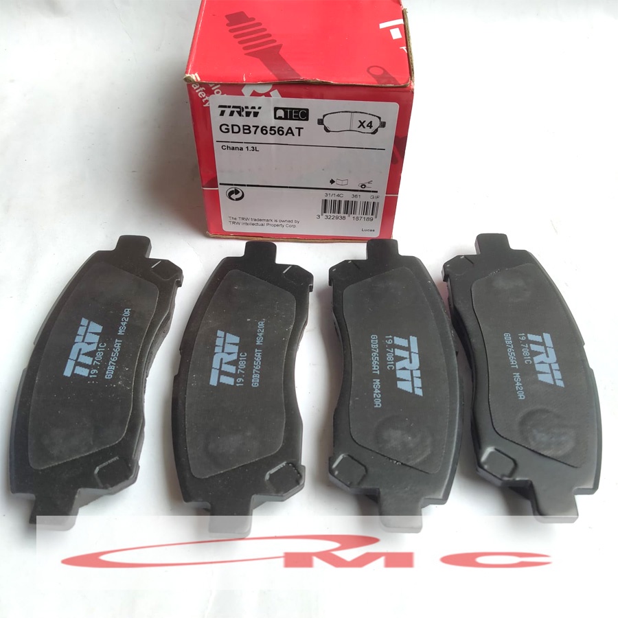 Brake Pad Kampas Rem Depan TRW Avanza Rush Terios Taruna APV GDB-7656