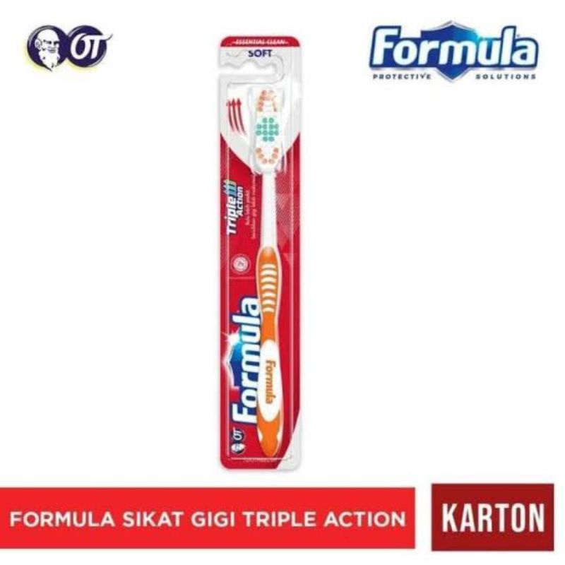 sikat gigi formula / sikat gigi triple action renceng