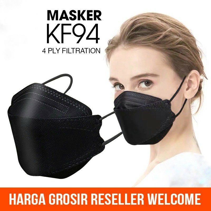 GSL KEMEJA WANITA CASUAL JUMBO KOREA LENGAN PANJANG IMPORT POLOS KOTAK KOTAK OVERSIZE Baju Kemeja Atasan Wanita Hitam Puith Terbaru 2021 Kekinian Viral-Masker kf94 hitam 10