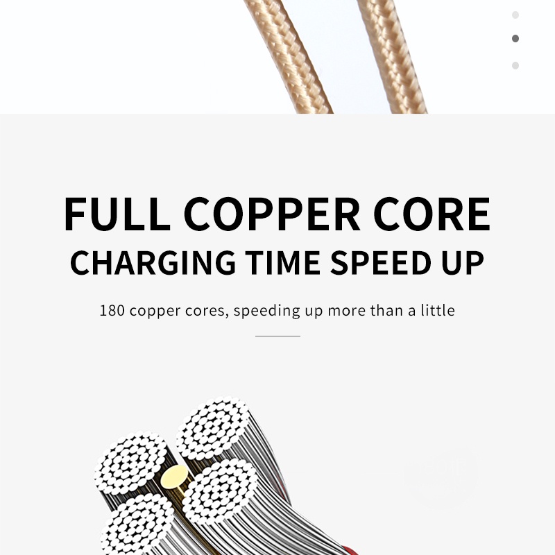 Kivee Kabel Data Android Type C Fast Charging Samsung Xiaomi Vivo Oppo 2.1A