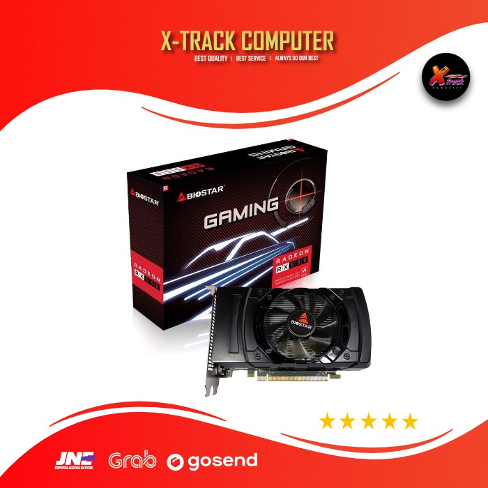 Biostar Radeon RX 550 4GB GDDR5 128-Bit