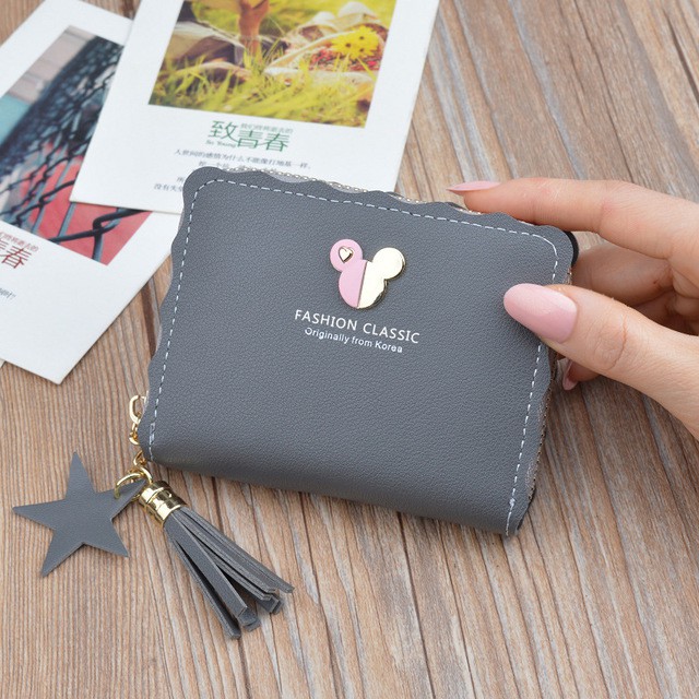 EV -D22  DOMPET LIPAT KECIL DENGAN MOTIF MICKEY MOUSE