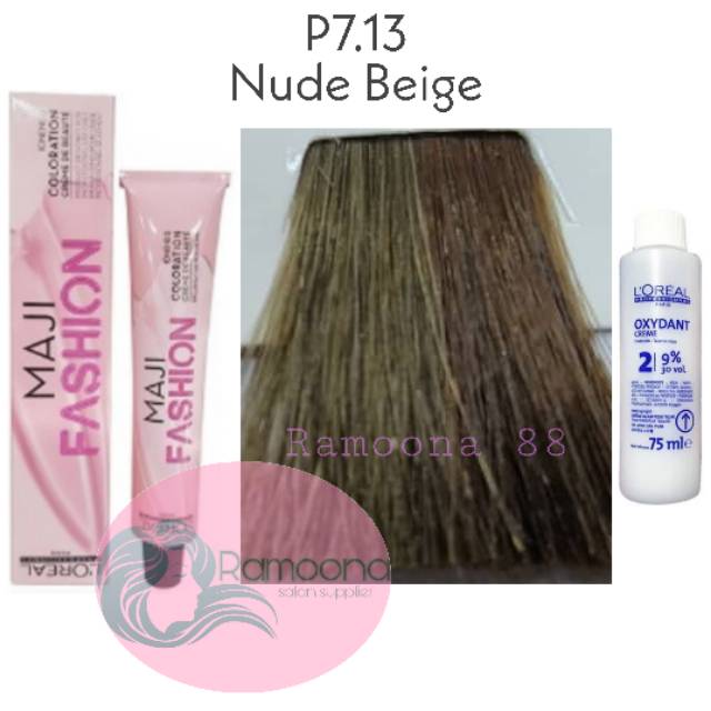 L'OREAL LOREAL MAJI FASHION MAJIFASHION P7.13 Nude Beige + Oxydant