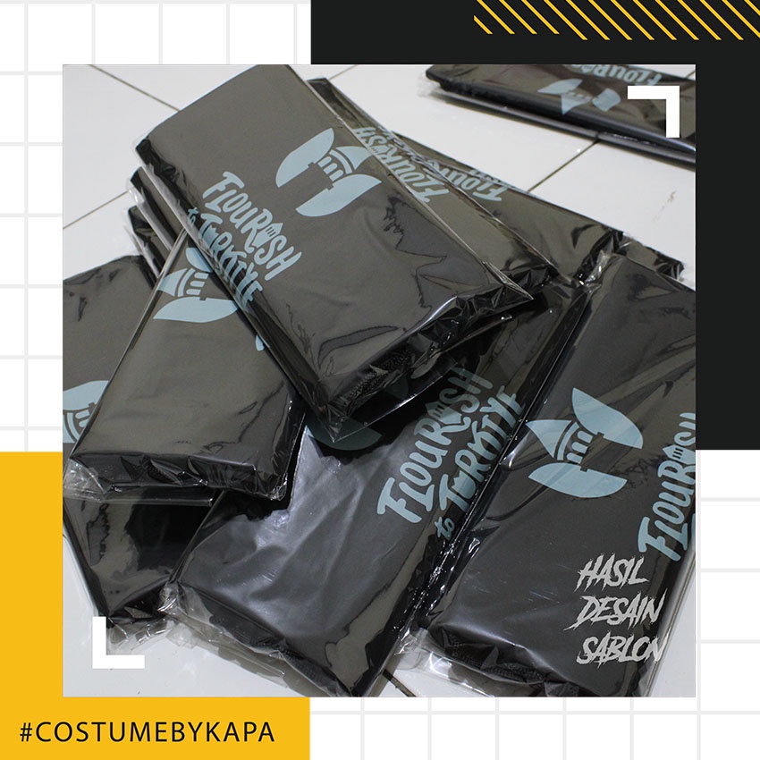 Tas Serut Sablon - String Bag Custom - Tas Souvenir - Tas Sablon Custom