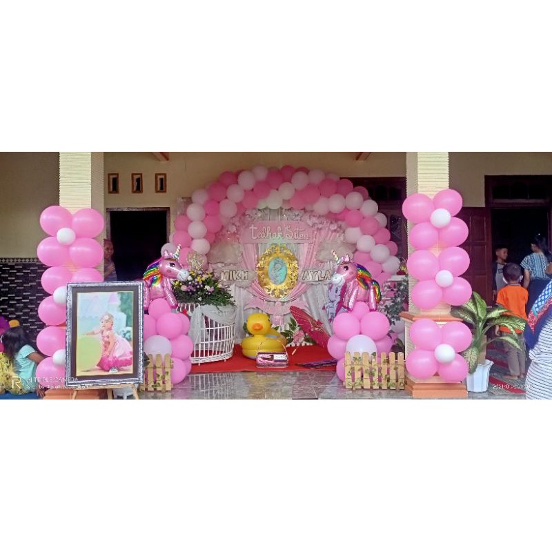 dekorasi tedhak Siten area tulungagung