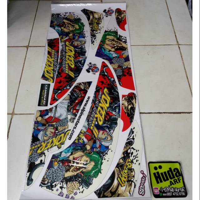 Striping variasi honda new scoopy fi joker