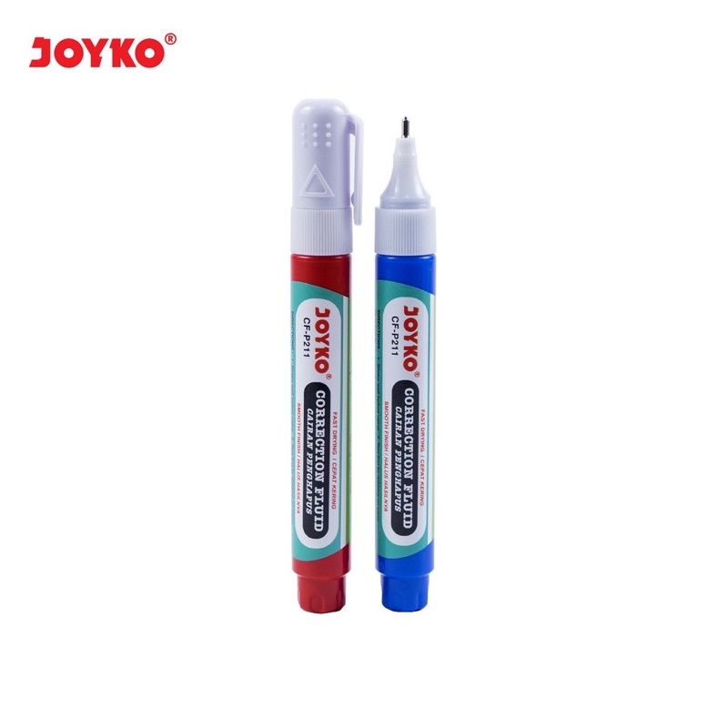 

CORRECTION FLUID MEREK JOYKO / TIPE X CAIR / STIPO CAIR MEREK JOYKO CF-P211 ( ISI 6 BIJI )